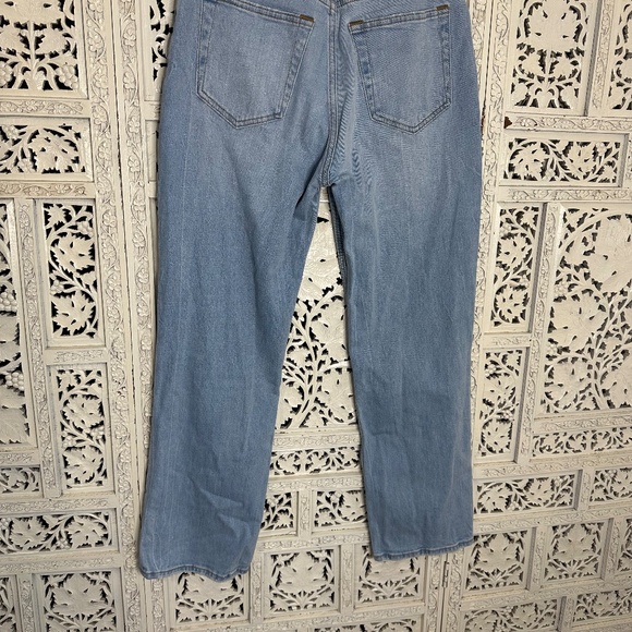 NWT Abercrombie & Fitch The Ankle Straight Ultra High Rise Light Wash Jeans 27 - Picture 5 of 6